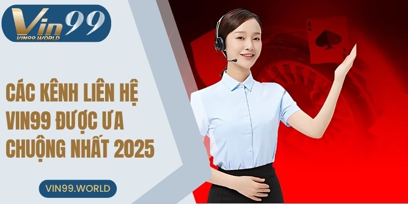 Các kênh liên hệ VIN99 được ưa chuộng nhất 2025